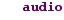 audio